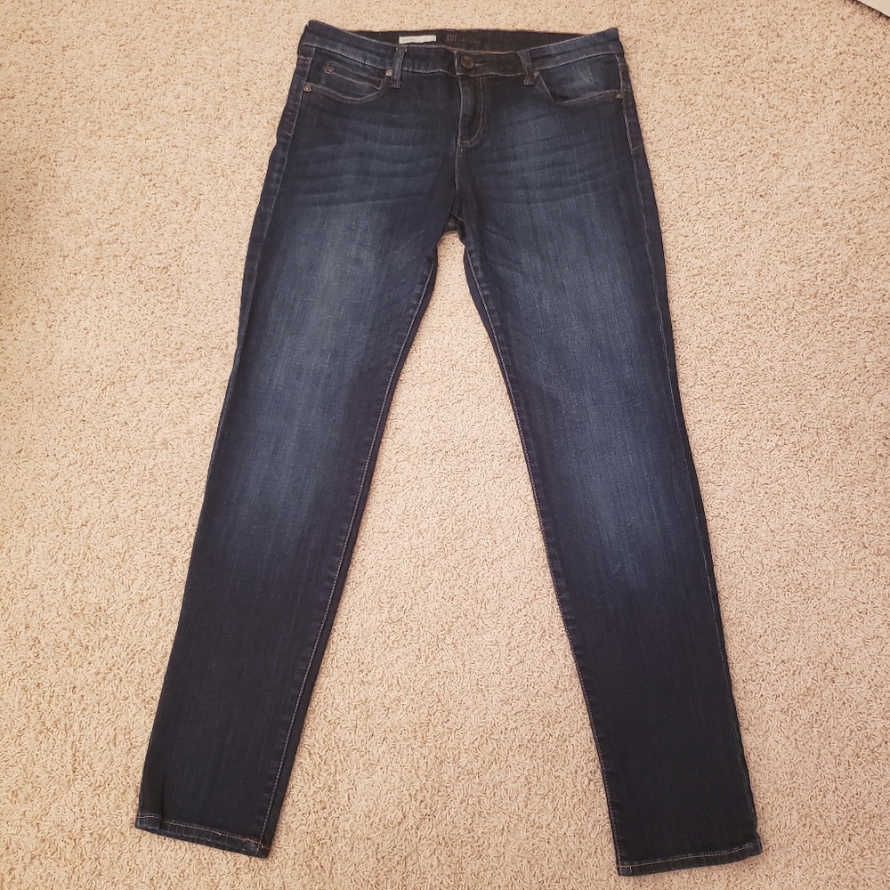 KUT Diana Skinny Jeans Dark Wash Size 8
